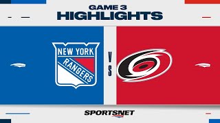 NHL Game 3 Highlights  Rangers vs Hurricanes  May 9 2024 [upl. by Bum]