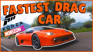 FASTEST DRAG CAR IN FORZA HORIZON 5  1999 Lamborghini Diablo GTR Drag BuildTune FH5 [upl. by Carleton]