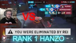 PLAYING AGAINST THE RANK 1 HANZO [upl. by Gies]