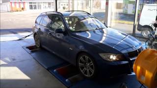 BMW 330d E91 M Packet Profi Tuning SK Dyno  gperformanceeu [upl. by Roman795]