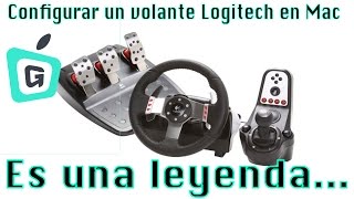 Tutorial para conectar volantes Logitech a Mac [upl. by Cadmar283]