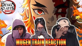 This Broke Us 😭 Demon Slayer Mugen Train Movie Reaction [upl. by Gilbertine]