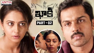 Khakee Latest Telugu Movie Part 2  Karthi  Rakul Preet Singh  Aditya Cinemalu [upl. by Marlow]