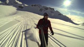 Skiing in 4 Vallées Mont Fort [upl. by Crystal]