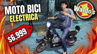 PROBAMOS LA MOTO ELECTRICA VIRAL DE WALDOS GsusRod [upl. by Plume]