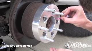 How to Install wheel adapters  GetJeeping [upl. by Yadseut]