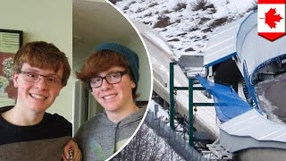 Bobsled crash leaves twin boys dead on scene at Canada Olympic Park  TomoNews [upl. by Ellenwad]