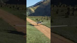 Bellanca Super Viking Takes Off From Dirt Road [upl. by Esikram]