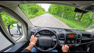 2023 Citroen Jumper  22 BlueHDi 140HP  POV Test Drive [upl. by Blackstock859]