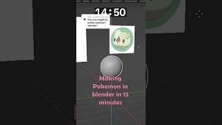 Pokemon Blender Speed Build 06  Solosis pokemon art solosis blender [upl. by Pollak]