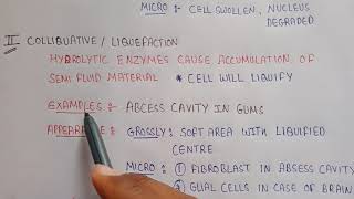 Types of Necrosis Easy Coagulative liquefaction caseous fat  pathophysiology [upl. by Anilra855]