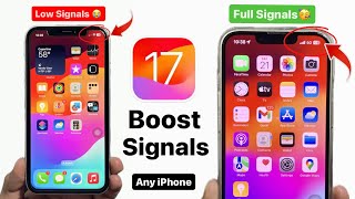 iOS 17 Network Signal Problem  Fixed  How to Boost iPhone Signals iOS 17 [upl. by Ahsiakal]