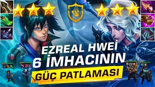 EZREAL HWEÄ° DUOSU Ä°LE 6 Ä°MHACI  EZREAL TEKLÄ°YOR  TFT YENÄ° YAMA [upl. by Jaenicke]