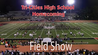 TriCities High School 2023 Homecoming Court and Marching Band Halftime Show [upl. by Otrebron]