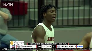 Anniston vs Jacksonville Calhoun Co BKB Tournament Boys SemiFinal 01222021 [upl. by Enelie737]