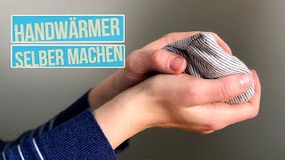 Handwärmer selber machen ohne Nähmaschine  DIY Taschenwärmer [upl. by Hiltner494]