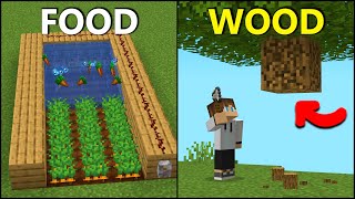 5 BEST Farms for a New World Minecraft [upl. by Yetsirhc8]