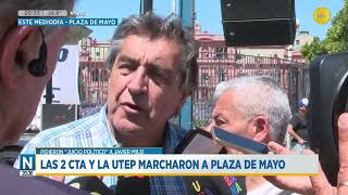 Las 2 CTA y la UTEP marcharon a Plaza de Mayo │N2030│051224 [upl. by Ivanna]