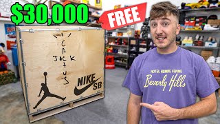 Unboxing A FREE 30000 Sneaker Mystery Box [upl. by Jarret]