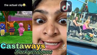 The Backyardigans  Castaways TikTok Compilation quotCastaways we are castawaysquot [upl. by Jt]