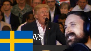 Forsen Reacts  Trump Sweden comments sparks confusion backlash [upl. by Fedirko]