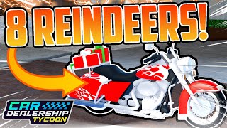 ALL 8 REINDEER LOCATIONS FOUND  BUG WITH RIMS Easy Guide  Car Dealership Tycoon  Roblox [upl. by Dasha]