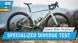 Specialized Diverge Expert Carbon Test Vergleich von 4 Gravel Bikes 2022 [upl. by Lauri808]