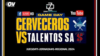 LIGA REGIONAL JORNADA 6 CERVECEROS DE MEOQUI VS TALENTOS SAUCILLO [upl. by Layne45]