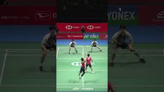 What an explosive start to the finals shorts badminton BWF [upl. by Analla]