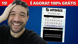 Lotofacil 20 Dezenas 100 13 Pontos em 6 Jogos SIMPLES [upl. by Ylecara]