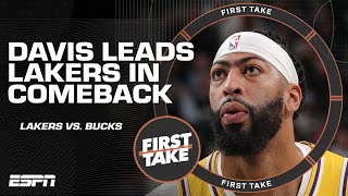 Anthony Davis is playing his BEST BASKETBALL 🗣️  Windy credits Lakers success to AD 💪  First Take [upl. by Manoop720]