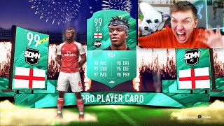 198 RATED YOUTUBER FUT DRAFT ft KSI  FIFA 20 [upl. by Aleik]