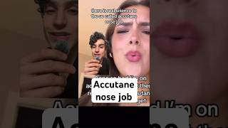 Derm explains the accutane nose job accutane nosejobs dermatologist acneskin acnetreatment [upl. by Lundin]