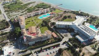 Rhodos Hotel Myrina Beach 4kGreeceDrone062023 [upl. by Seidler]