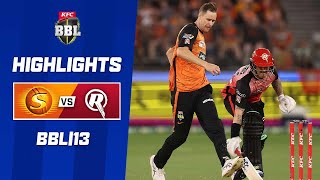 Perth Scorchers v Melbourne Renegades  BBL13 [upl. by Eetnom276]