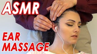 ASMR Ear Massage  Real Person  Internal Microphones [upl. by Cooperstein]