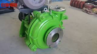 Made in China  AH type slurry pump factory display video and usage video [upl. by Yllitnahc]