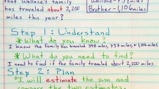 Grade 3 Problem Solving Strategy Reasonable Answers [upl. by Rahmann]