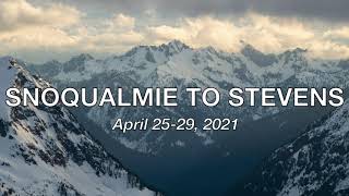 Snoqualmie to Stevens Ski Traverse [upl. by Eyahsal270]