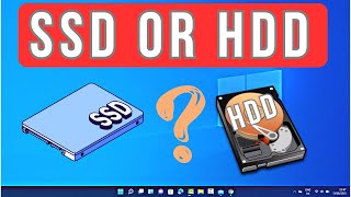 How to Know If You Have an SSD or HDD Hard Drive on Windows 11 [upl. by Henghold]