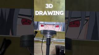 I Spent 100 Hours 3D Drawing Itachi Uchiha [upl. by Enirak]