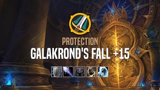 Galakronds Fall 15  Prot Warrior  Dragonflight M Season 3 [upl. by Isleen710]