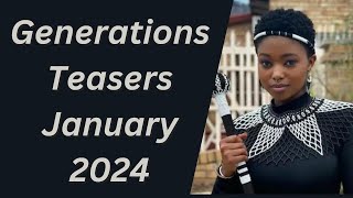 Generations Teasers January 2024  SABC 1 [upl. by Sissel599]