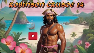 Robinson Crusoe Audiolibro capitulo 14 [upl. by Lamrej]