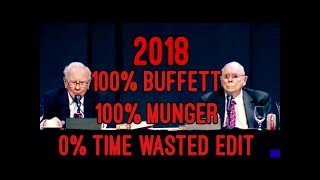 TIMESAVER EDIT FULL QampA Warren Buffett Charlie Munger 2018 Berkshire Hathaway Annual Meeting [upl. by Ynnattirb]