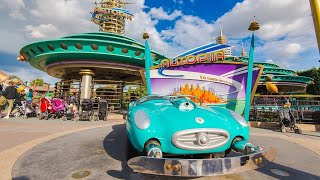 Autopia Disneyland Paris  Full Ride 2020 [upl. by Bashee]