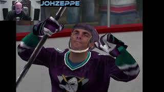 nhl hitz 2003 leading the anaheim mighty ducks through the season part 2 [upl. by Ydniahs]