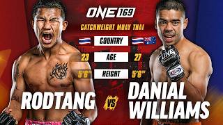 Muay Thai In 4Ounce Gloves Is Wild 💥🤯 Rodtang vs Danial Williams [upl. by Dweck]