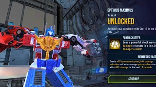 Unlocking 3 COMBINERS  Transformers Earth Wars [upl. by Thais]