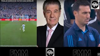 La EMOTIVA y POETICA narracion de Victor Hugo Morales en los penales Argentina Francia QATAR 2022 [upl. by Refotsirk]